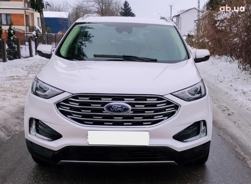 Ford Edge 2019 белый - фото 2