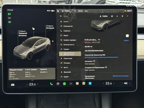 Tesla Model Y 2021 серый - фото 18