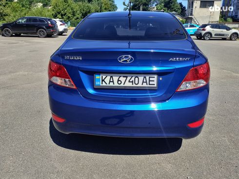 Hyundai Accent 2012 синий - фото 5