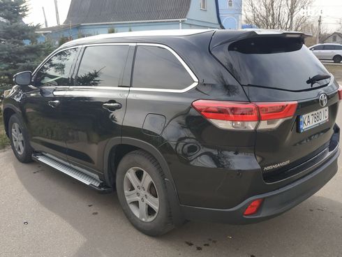 Toyota Highlander 2017 черный - фото 4