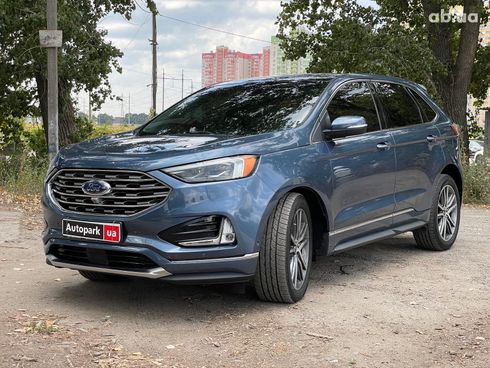 Ford Edge 2019 синий - фото 3