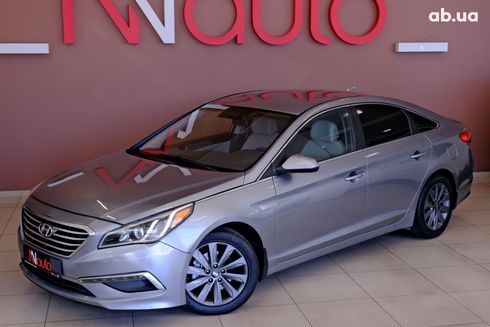 Hyundai Sonata 2015 серый - фото 2