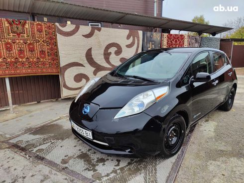 Nissan Leaf 2013 черный - фото 4