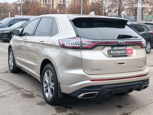 Ford Edge 2017 бежевый - фото 10
