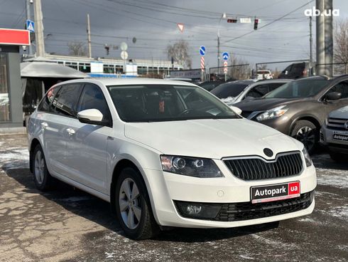 Skoda octavia a7 2014 белый - фото 5