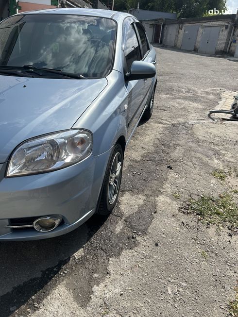 Chevrolet Aveo 2007 синий - фото 3