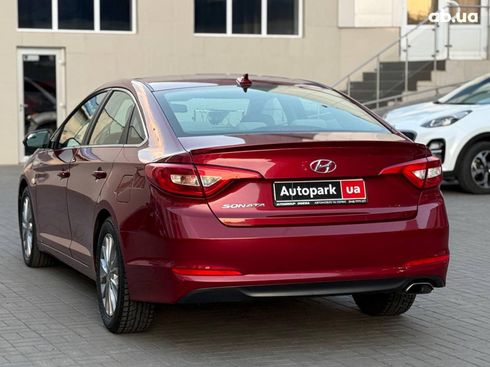 Hyundai Sonata 2014 красный - фото 4