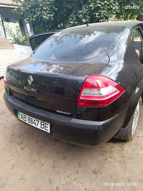 Renault Megane 2006 черный - фото 4