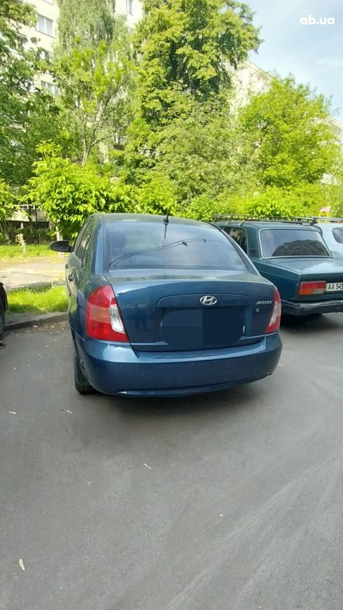 Hyundai Accent 2008 синий - фото 2