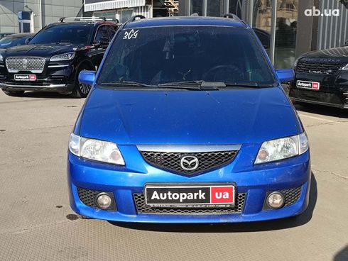 Mazda Premacy 2003 синий - фото 4