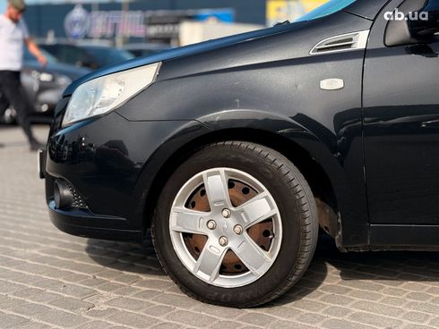 Chevrolet Aveo 2009 черный - фото 5