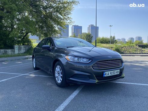 Ford Fusion 2016 серый - фото 4