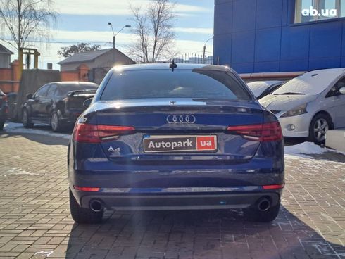 Audi A4 2016 синий - фото 2