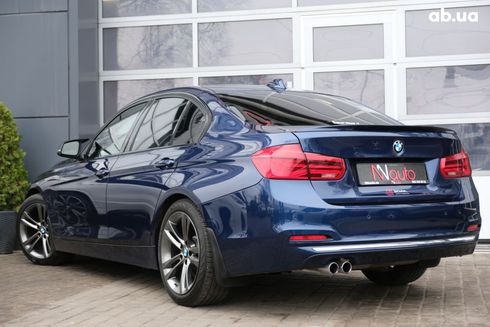 BMW 3 серия 2016 синий - фото 4