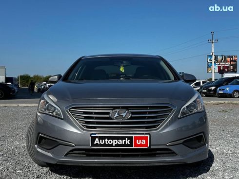 Hyundai Sonata 2015 серый - фото 2