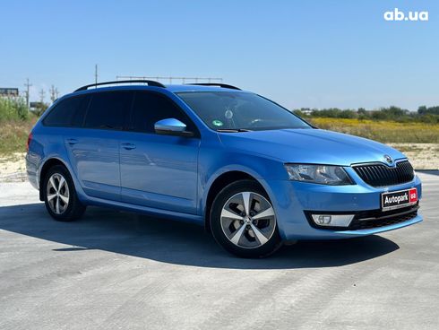 Skoda octavia a7 2016 синий - фото 3