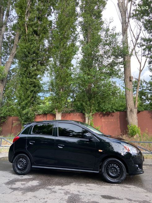 Mitsubishi Mirage 2015 черный - фото 4