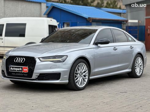 Audi A6 2015 серый - фото 7