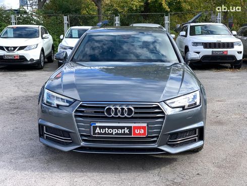 Audi A4 2016 серый - фото 2