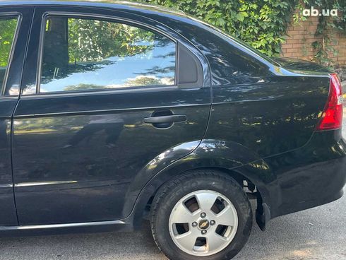 Chevrolet Aveo 2011 черный - фото 4
