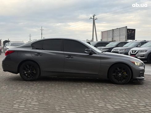Infiniti Q50 2016 серый - фото 7