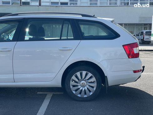 Skoda octavia a7 2014 белый - фото 8