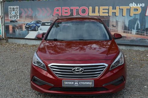 Hyundai Sonata 2015 красный - фото 2