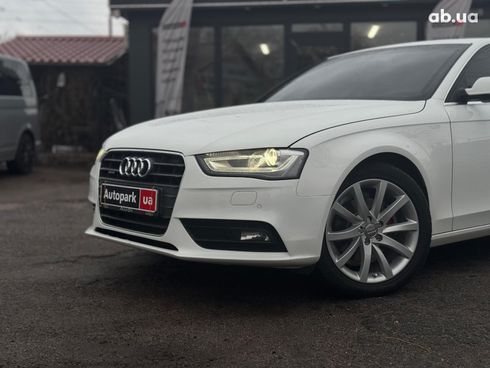 Audi A4 2014 белый - фото 2