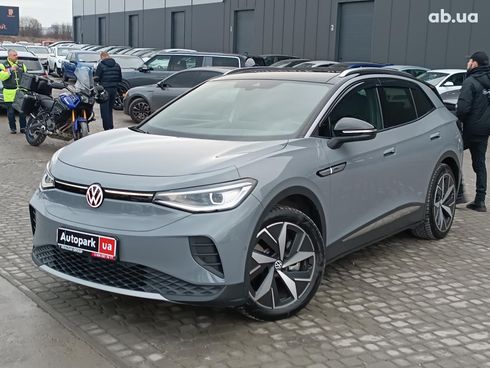 Volkswagen ID.4 Crozz 2023 серый - фото 4