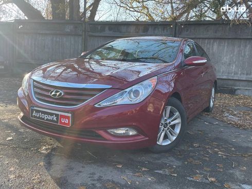 Hyundai Sonata 2014 красный - фото 2