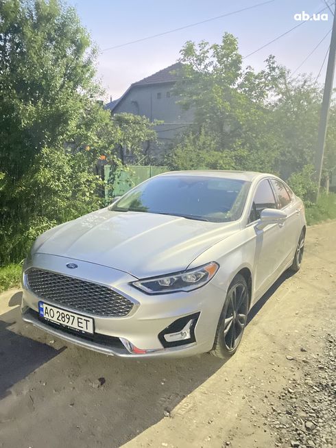 Ford Fusion 2018 серебристый - фото 6