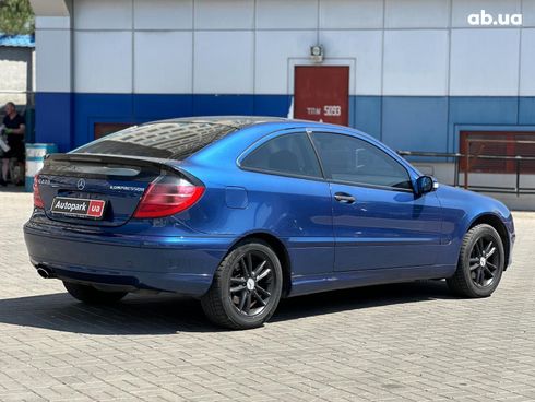 Mercedes-Benz C-Класс 2002 синий - фото 4