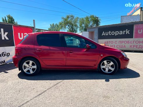 Peugeot 307 2004 красный - фото 6