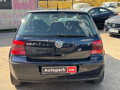 Volkswagen Golf 2002 синий - фото 4