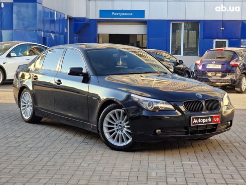 BMW 5 серия 2006 черный - фото 11