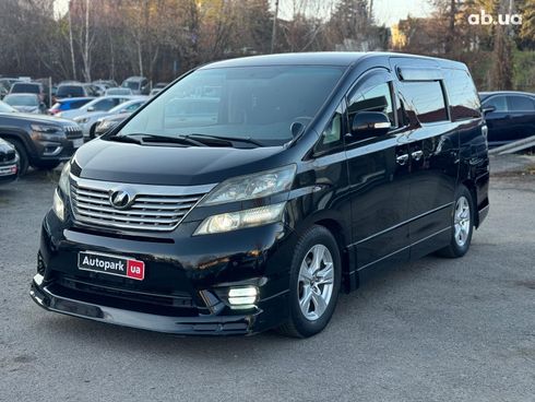 Toyota Vellfire 2010 черный - фото 2