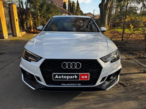 Audi A4 2016 белый - фото 2