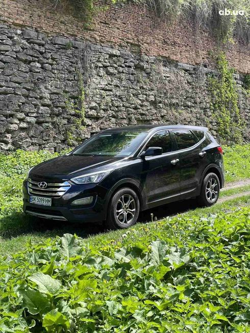 Hyundai Santa Fe 2014 черный - фото 3