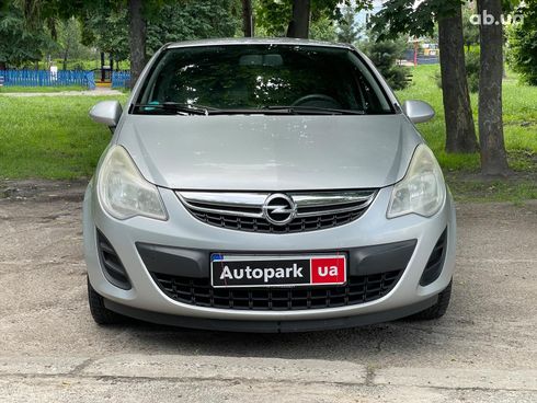 Opel Corsa 2011 серый - фото 2