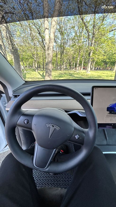 Tesla Model Y 2023 белый - фото 13