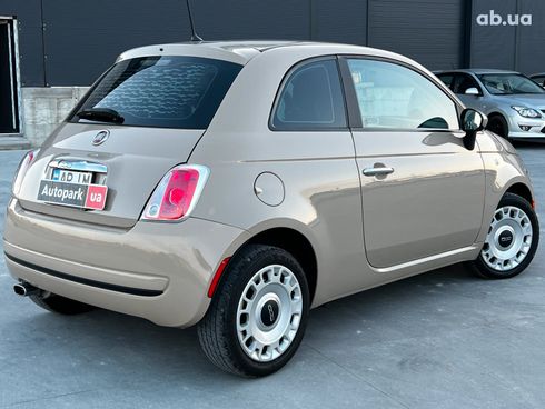 Fiat 500 2011 бежевый - фото 8