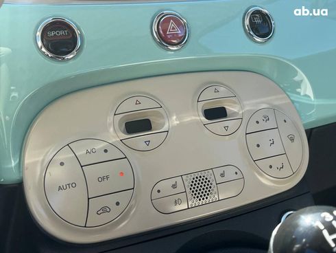 Fiat 500 2017 синий - фото 33
