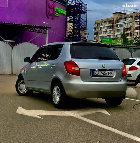 Skoda Fabia 2009 серебристый - фото 3