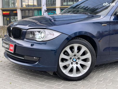 BMW 1 серия 2009 синий - фото 5