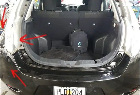Nissan Leaf 2015 черный - фото 6