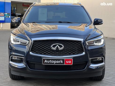 Infiniti QX60 2016 синий - фото 2