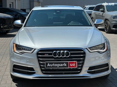 Audi A6 2014 серый - фото 2