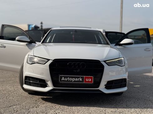 Audi A6 2015 белый - фото 15