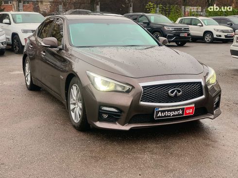 Infiniti Q50 2013 коричневый - фото 3
