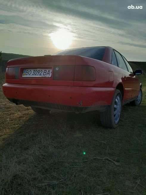 Audi 100 1991 красный - фото 6